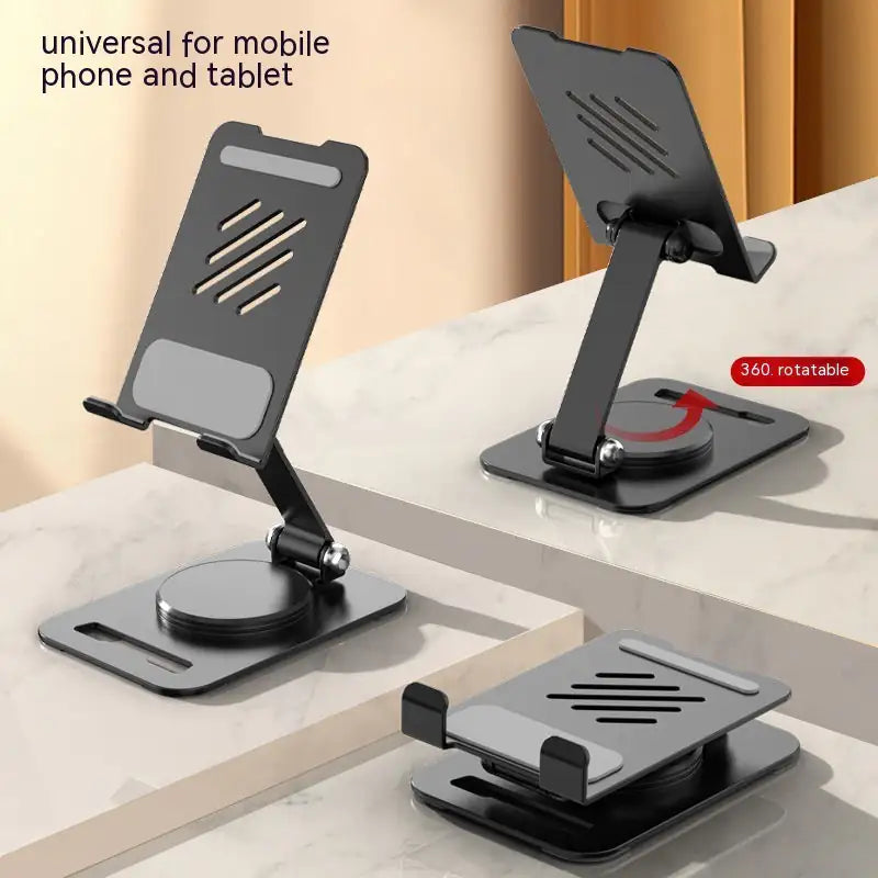 360° Rotating Metal Phone & Tablet Stand – The Viral Hands-Free Desk Essential 📱✨